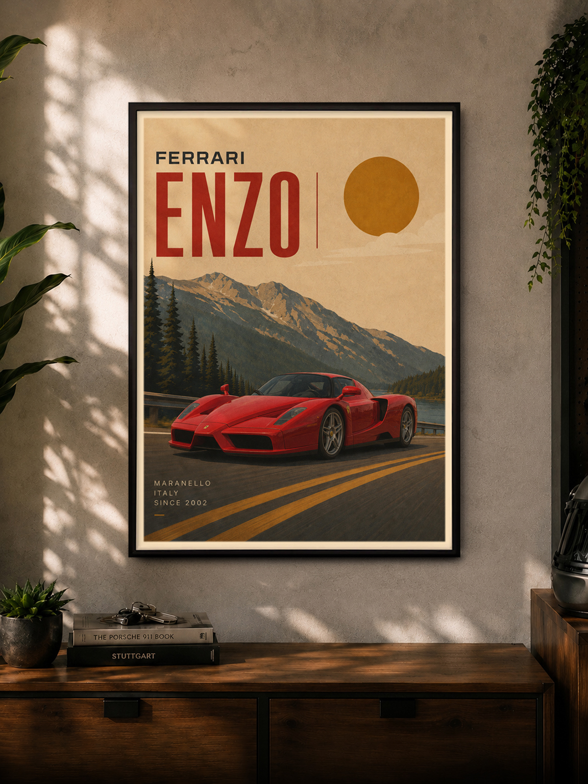 Ferrari Enzo Print | Supercar Wall Art | Automotive Icons